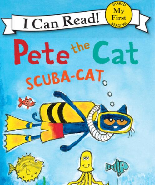 《Pete the Cat:Scuba-Cat》英文绘本pdf资源免费下载