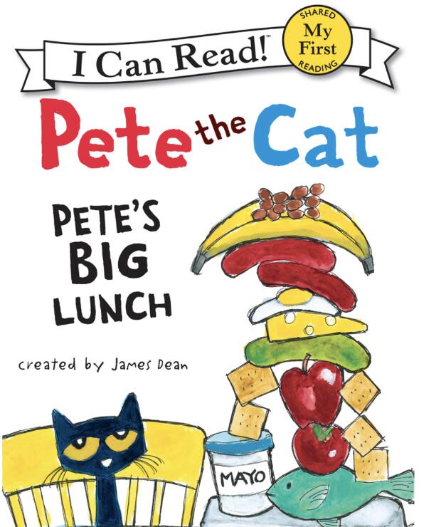 《Pete the Cat: Pete's Big Lunch》英文绘本pdf资源免费下载