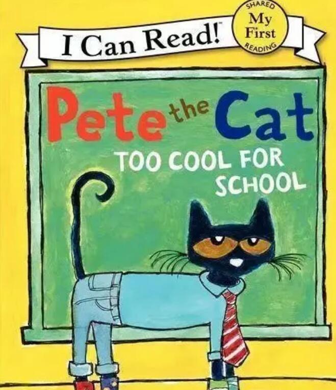 《Pete the Cat Too Cool for School》英文绘本pdf资源免费下载