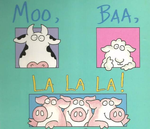 《Moo Baa La La La哞咩啦啦啦》英语绘本pdf资源免费下载