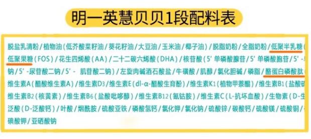 明一英慧贝贝奶粉好吗 英慧贝贝配方如何
