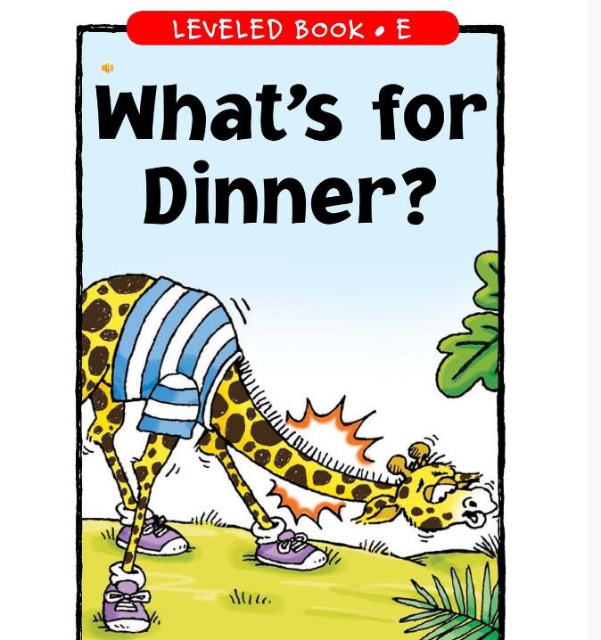 《What's for Dinner》RAZ分级绘本故事pdf资源免费下载