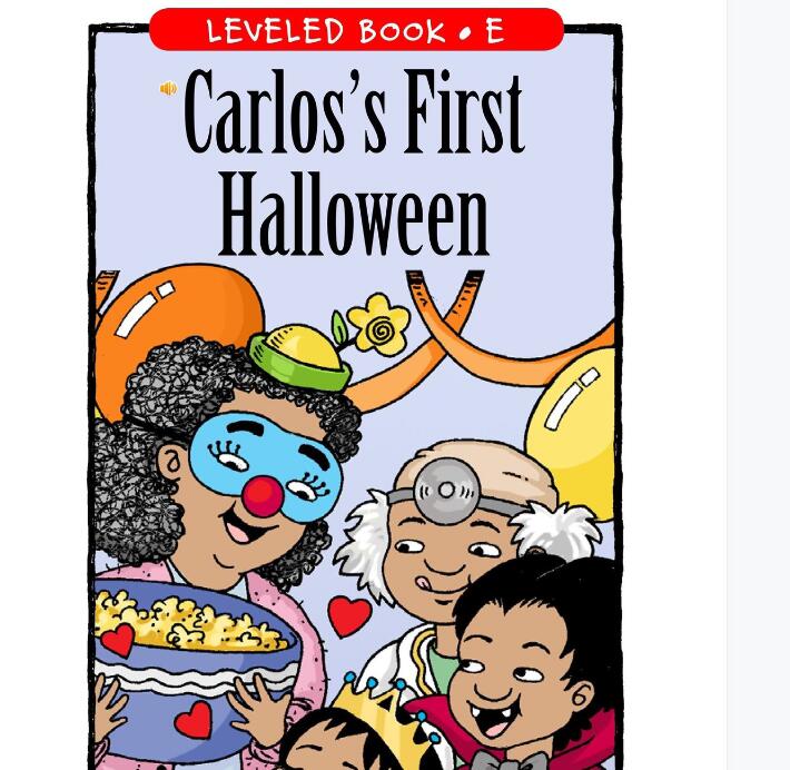 《Carlos's First Halloween》RAZ分级绘本pdf资源免费下载