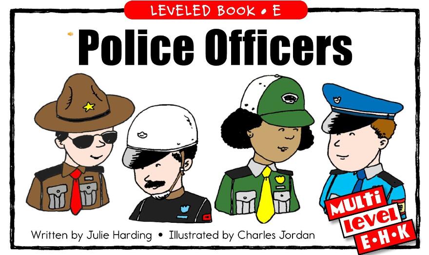 《Police Officers》RAZ分级绘本pdf资源免费下载
