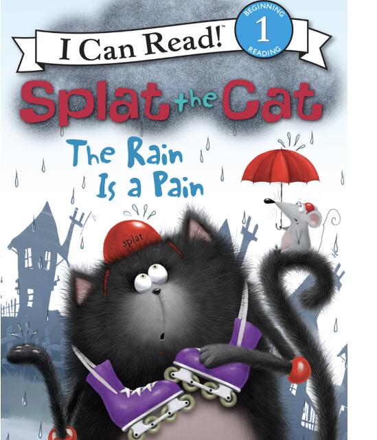 《Splat The Cat The Rain Is A Pain》绘本pdf资源免费下载