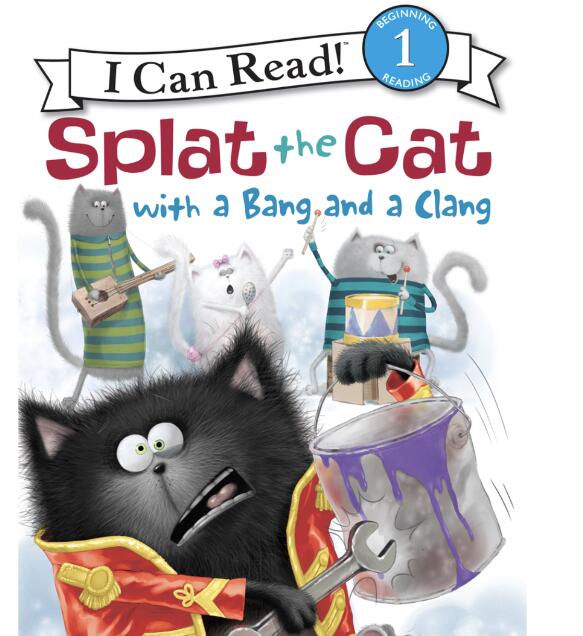 《Splat the Cat With a Bang and a Clang》绘本pdf资源免费下载