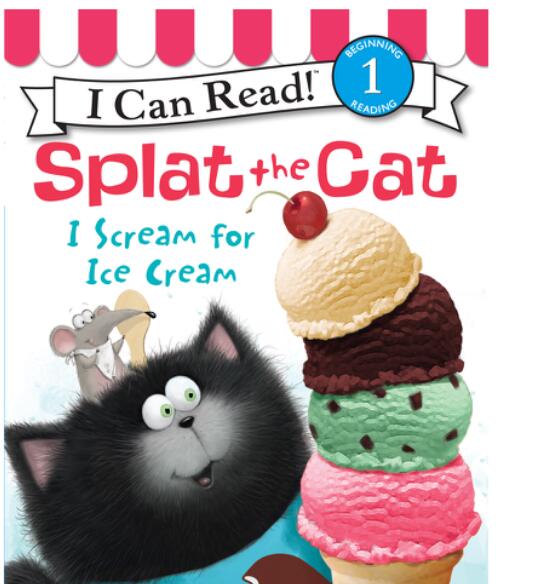 《Splat the Cat I Scream for Ice Cream》绘本pdf资源免费下载