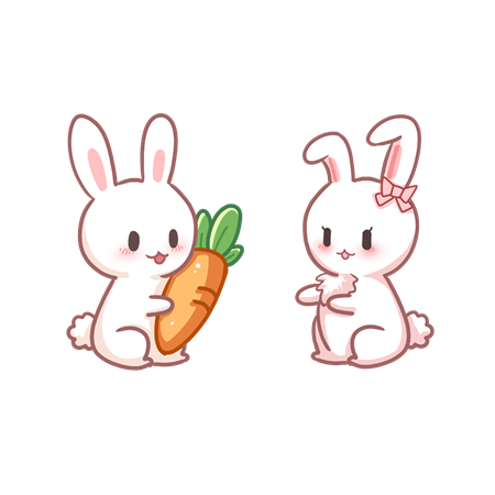 小兔子偷萝卜的故事