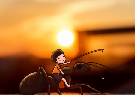 小蚂蚁冬冬去旅行的故事