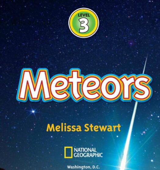 《Meteors》国家地理科普绘本pdf资源免费下载