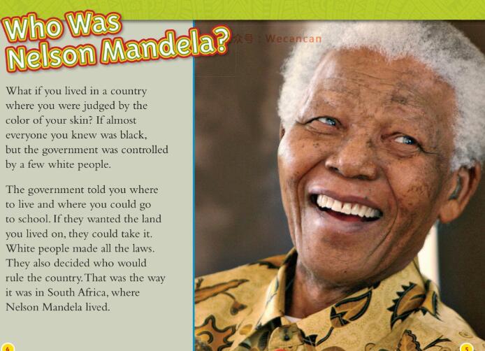 《Nelson Mandela》国家地理科普绘本pdf资源免费下载