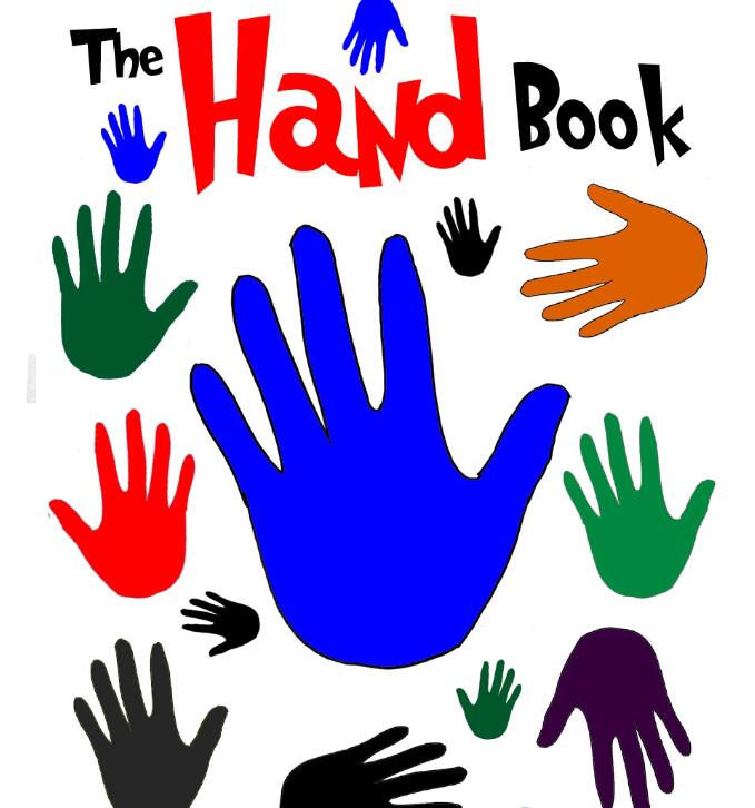 《The hand book有趣的手》英文绘本pdf资源免费下载