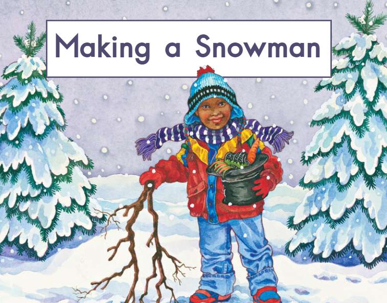 《Making a Snowman做一个雪人》英文原版绘本pdf资源免费下载