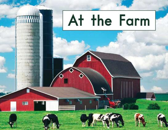 《At The Farm在农场》英文原版绘本pdf资源免费下载