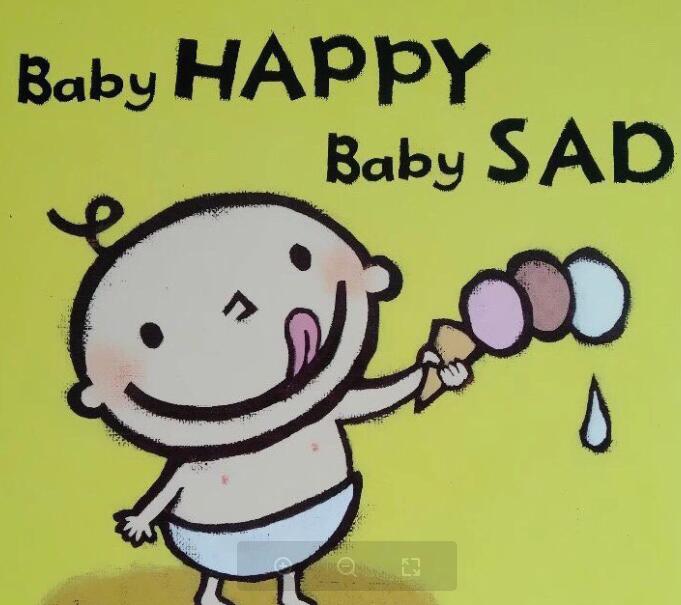 《baby happy baby sad》英文绘本pdf资源免费下载