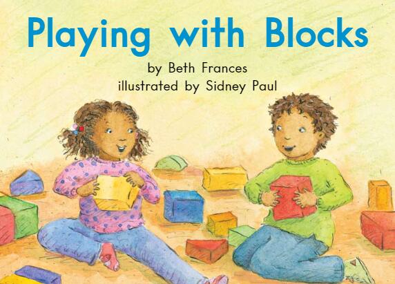 《Playing with Blocks玩积木》英文原版绘本pdf资源免费下载