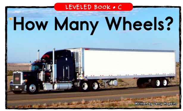 《How Many Wheels》RAZ分级绘本pdf资源免费下载