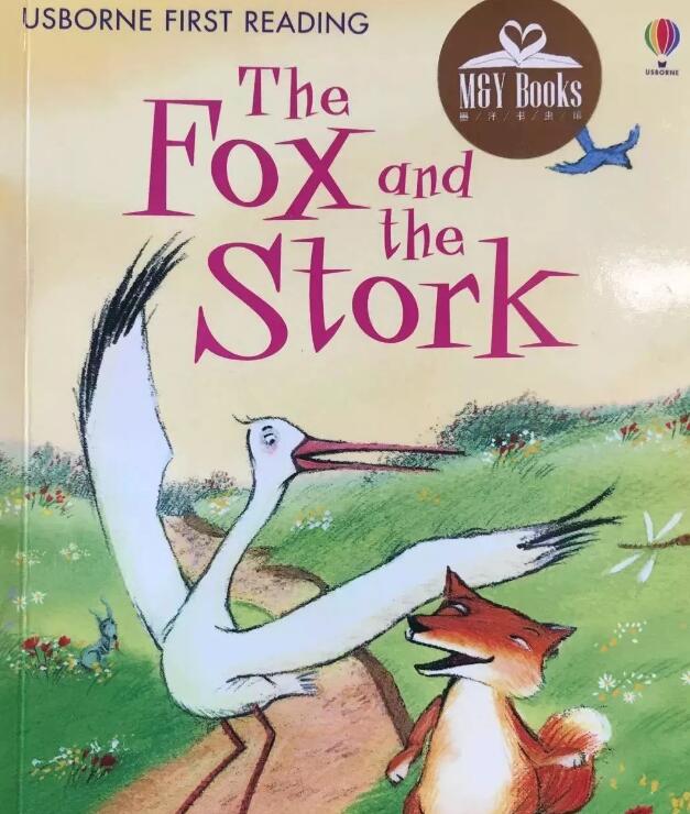 《The Fox and The Stork狐狸和鹤》英文绘本pdf资源免费下载