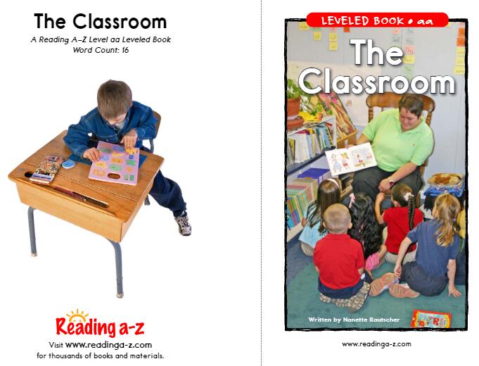 《The Classroom教室》美国Raz分级阅读绘本pdf资源免费下载