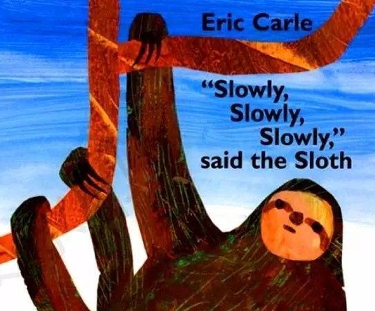 《“Slowly,Slowly,Slowly,”Said the Sloth》英语绘本pdf资源免费下载