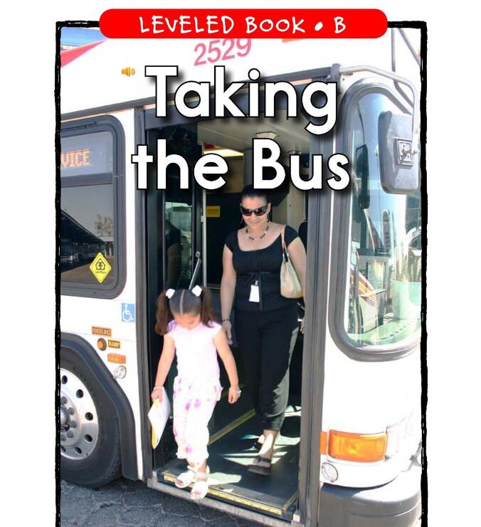 《Taking the Bus》RAZ分级绘本pdf资源免费下载