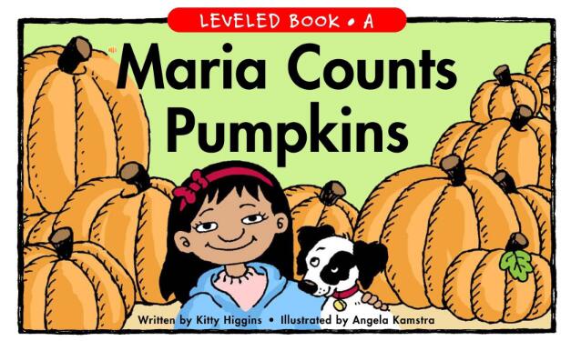 《Maria Counts Pumpkins》英语绘本pdf资源免费下载