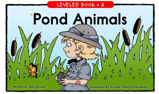 《Pond Animals》英语绘本pdf资源免费下载