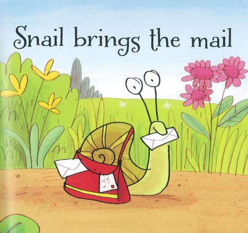 《Snail brings the mail》英文绘本pdf资源免费下载