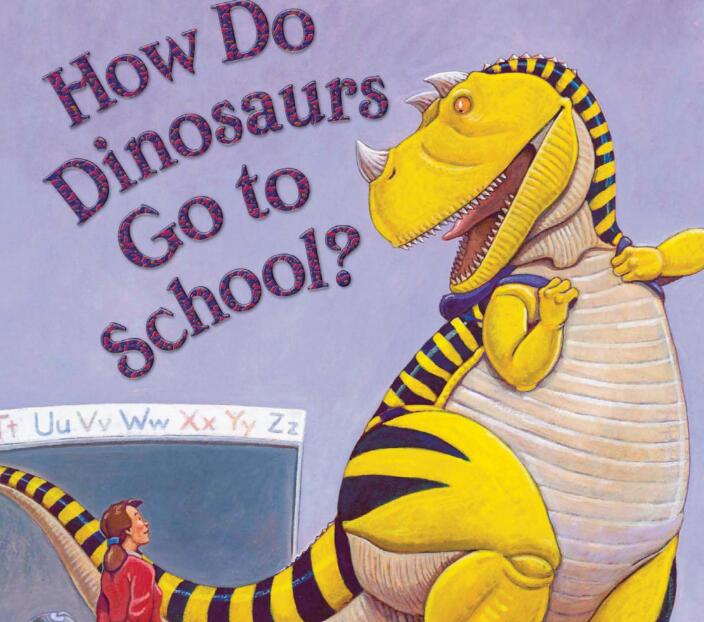 《恐龙是怎么上学的》英文绘本pdf资源免费下载