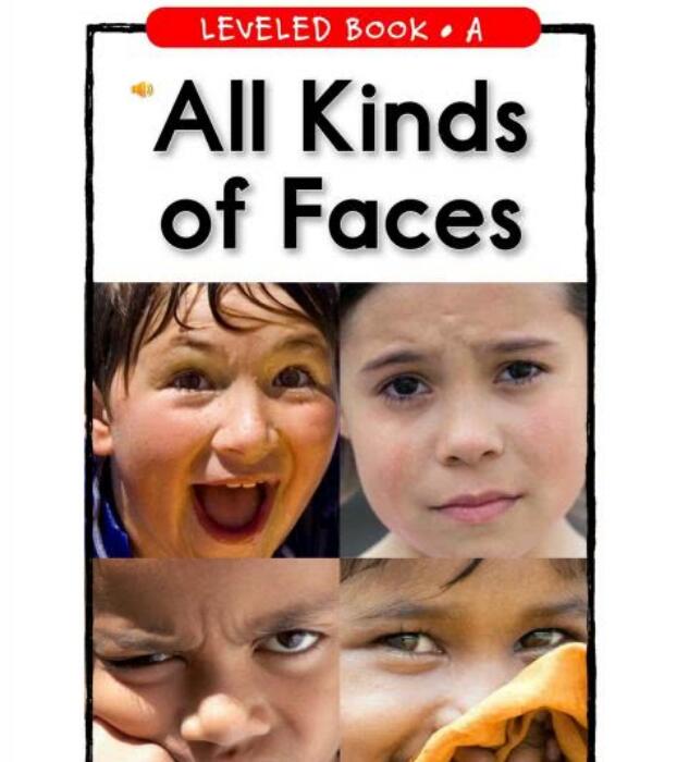 《All Kinds of Faces》英语绘本pdf资源免费下载