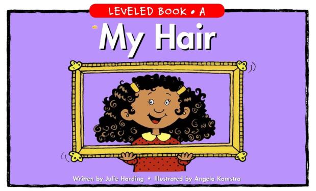 《My hair》RAZ分级阅读英文绘本pdf资源免费下载