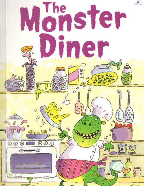 《The Monster Diner怪兽餐厅》英语绘本pdf资源免费下载