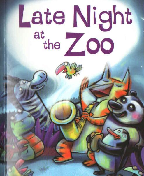 《Late Night at the Zoo动物园的深夜》英文绘本pdf资源免费下载