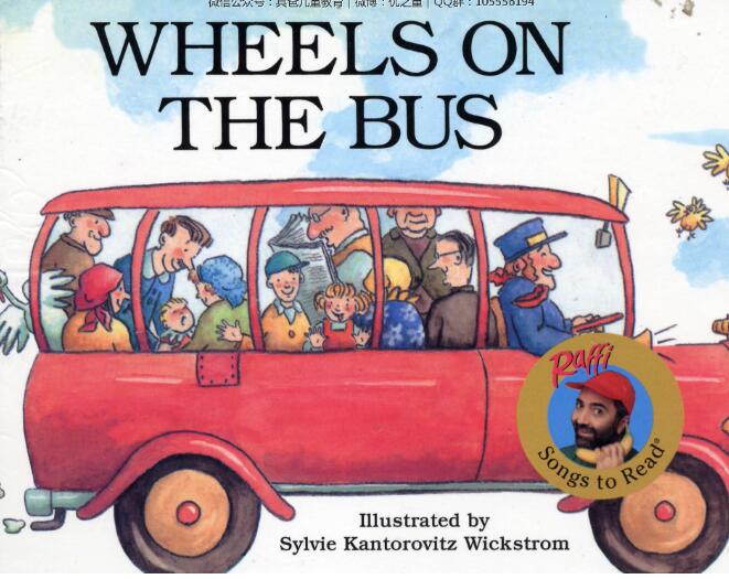 《The Wheels on the Bus巴士上的轮胎》英文绘本pdf+音频资源免费下载
