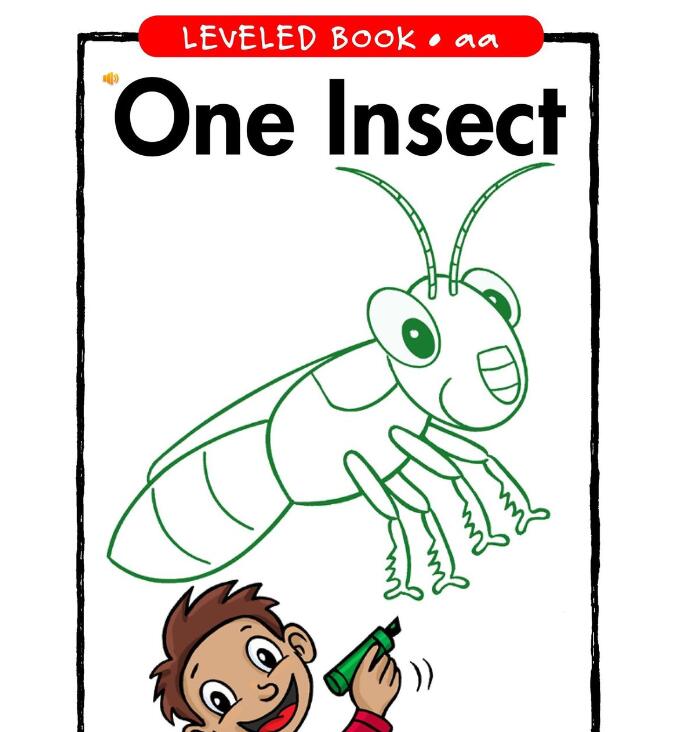 《One Insect》RAZ分级阅读绘本pdf资源免费下载