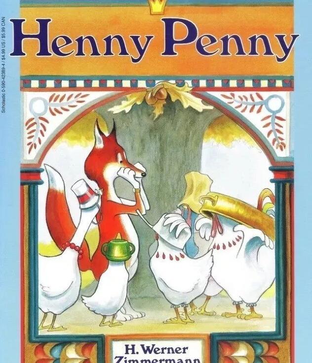 《Henny Penny母鸡潘妮》中英双语绘本pdf资源免费下载