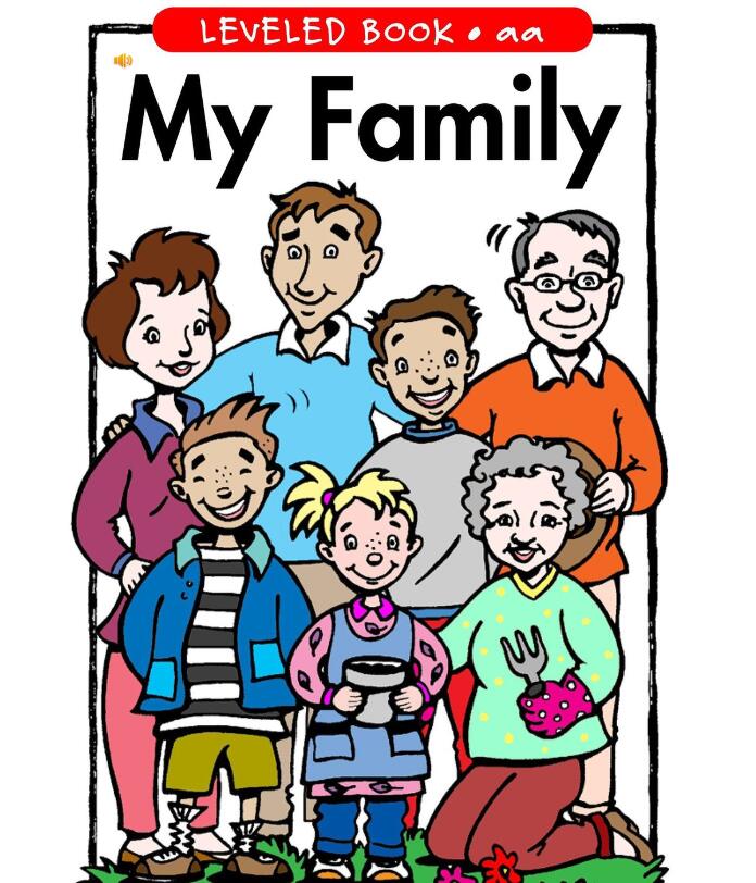 《My Family》RAZ分级阅读绘本pdf资源免费下载