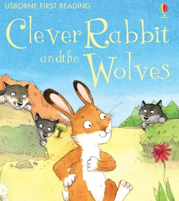 《Clever Rabbit and the Wolves聪明兔和狼》英语绘本pdf资源免费下载