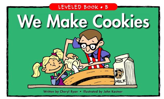 《We Make Cookies》RAZ绘本pdf资源百度网盘免费下载