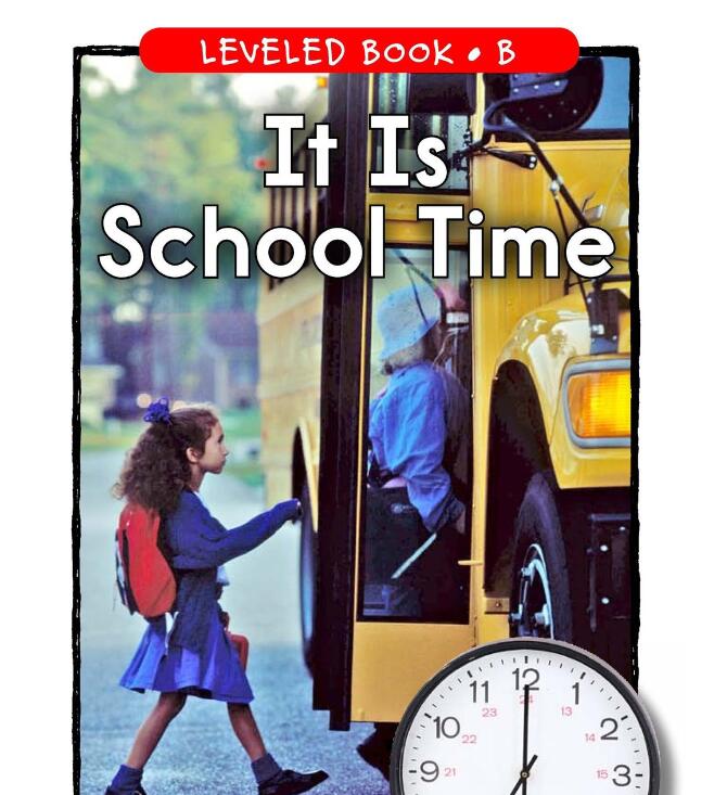 《It Is School Time》英语绘本pdf资源免费下载