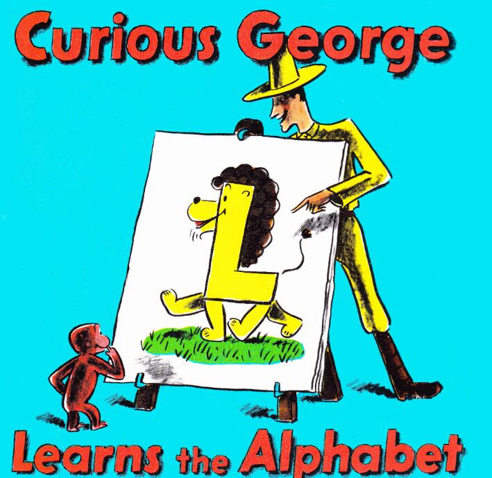 《好奇的乔治学字母》英文绘本pdf+音频资源免费下载