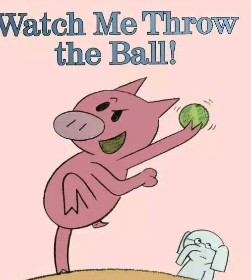 《Watch Me Throw the Ball》中英双语绘本pdf资源免费下载