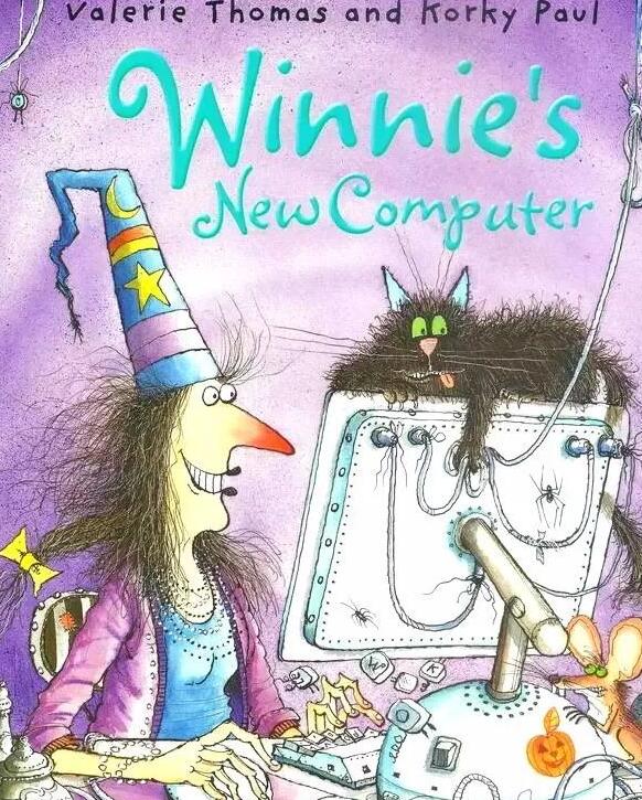 《Winnie's New Computer》中英双语绘本pdf资源免费下载