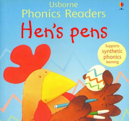 《Hen's Pens小母鸡的画笔》自然拼读英语绘本pdf资源免费下载