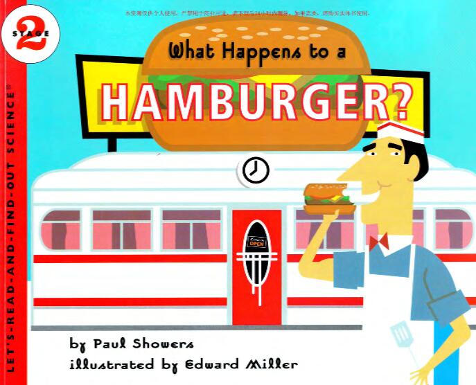 《What Happens to a Hamburger》科普类英文绘本pdf资源免费下载