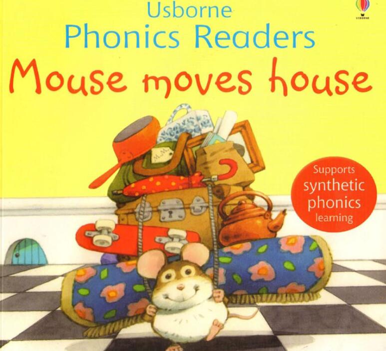 《Mouse moves house小老鼠搬家》自然拼读绘本pdf资源免费下载