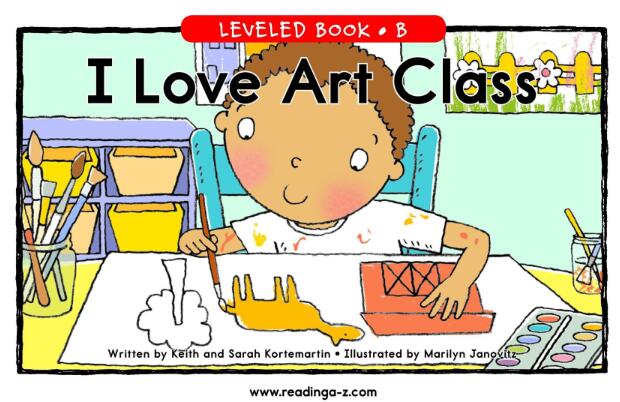 《I Love Art Class》RAZ分级绘本pdf资源免费下载