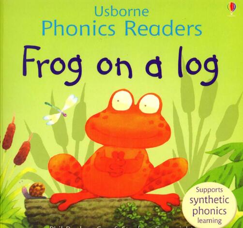 《frog on a log木头上的青蛙》自然拼读英文绘本pdf资源免费下载
