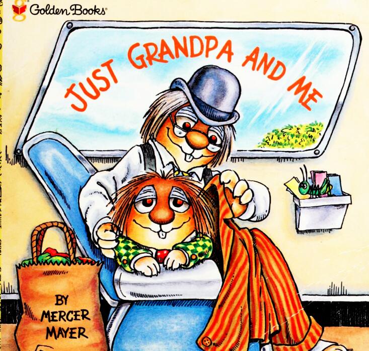 《Just grandpa and me只有爷爷和我》英文原版绘本pdf资源免费下载