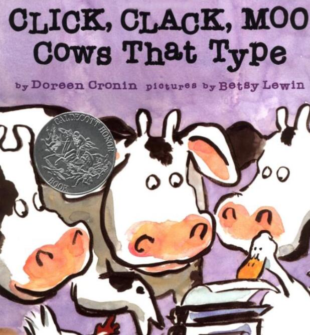 《Click,Clack,Moo,Cows That Type会打字的奶牛》英文绘本pdf+音频资源免费下载